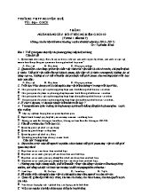 Đề cương ôn tập Giáo dục công dân lớp 10 (Bài 1 đến 7) - Năm học 2016-2017 - Tạ Xuân Kính